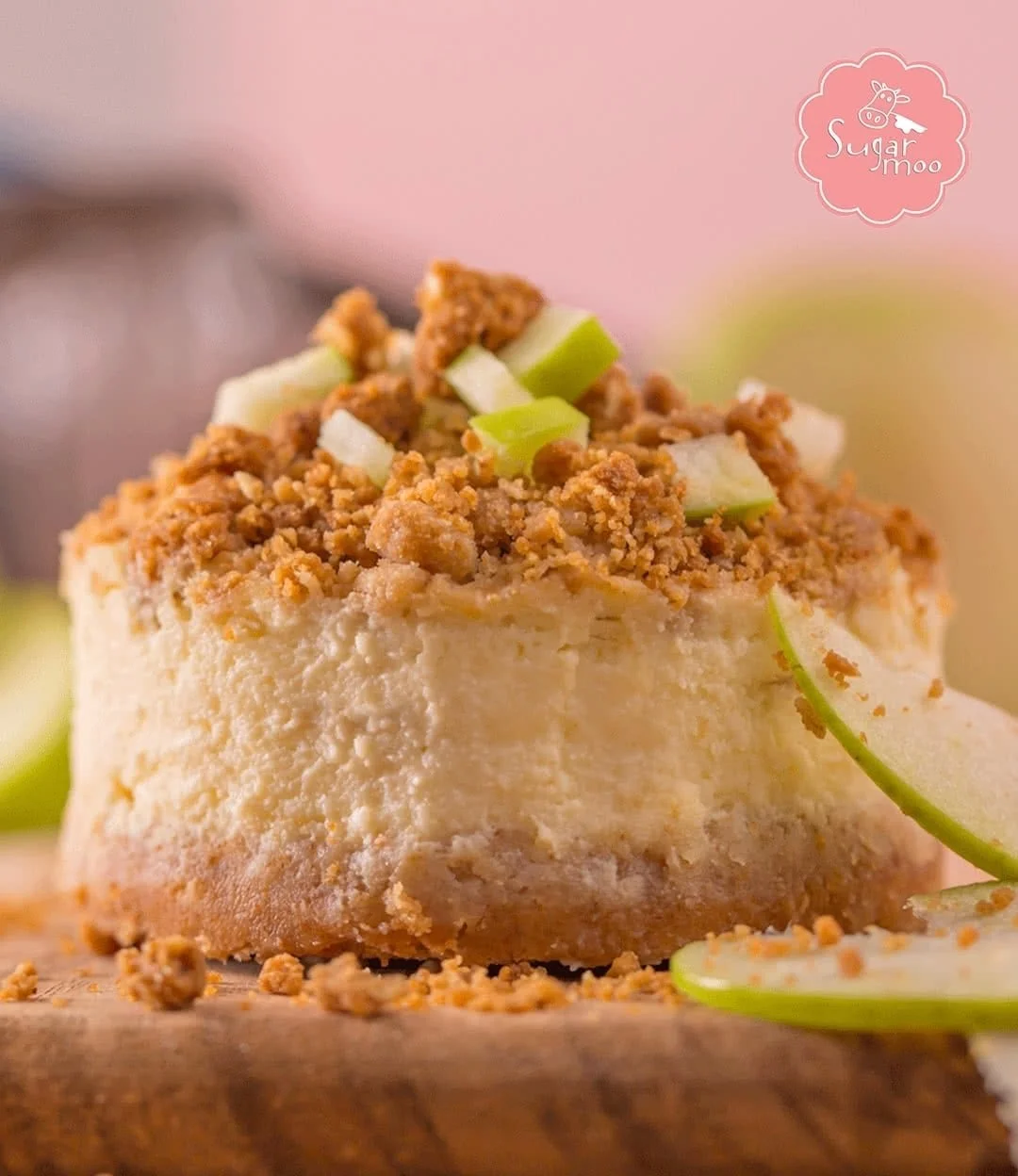 Twisted Apple Crumble by SugarMoo Desserts