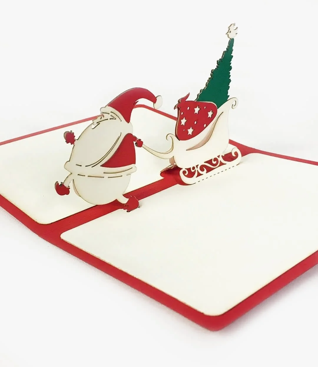3D Santa Card 