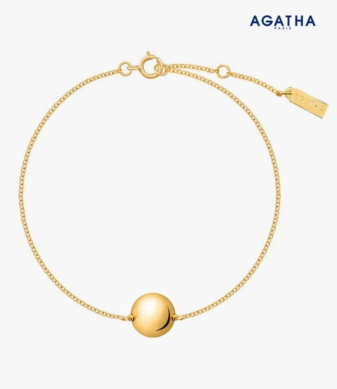 Sterling Gold Chain Bracelet by Agatha 