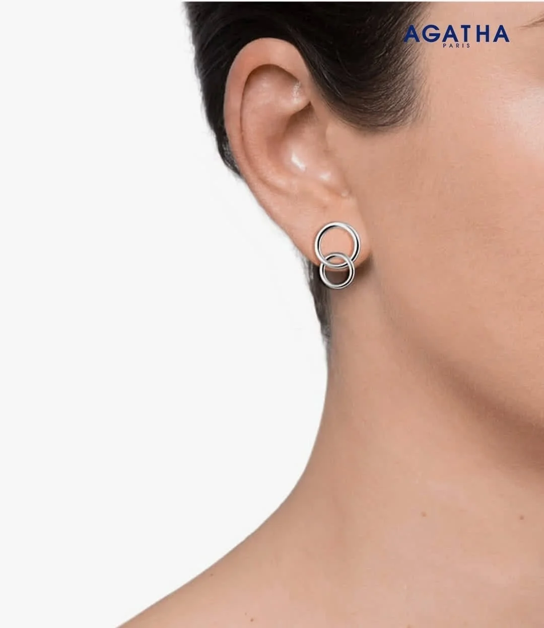 Interlinked Hoops Earrings by Agatha 
