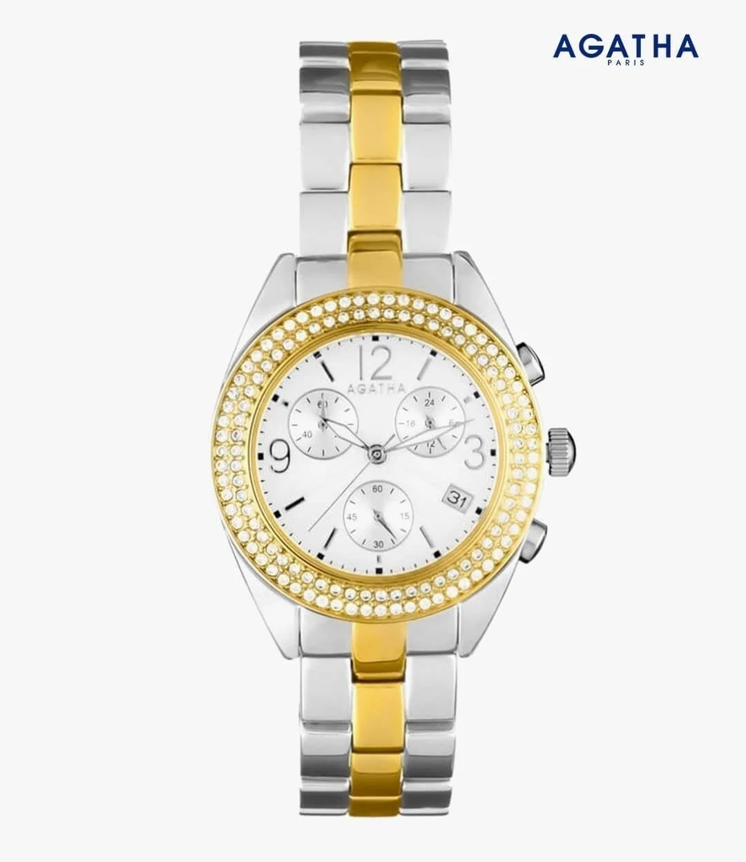 Gold & Silver Stainless Steel Watch from Agatha 