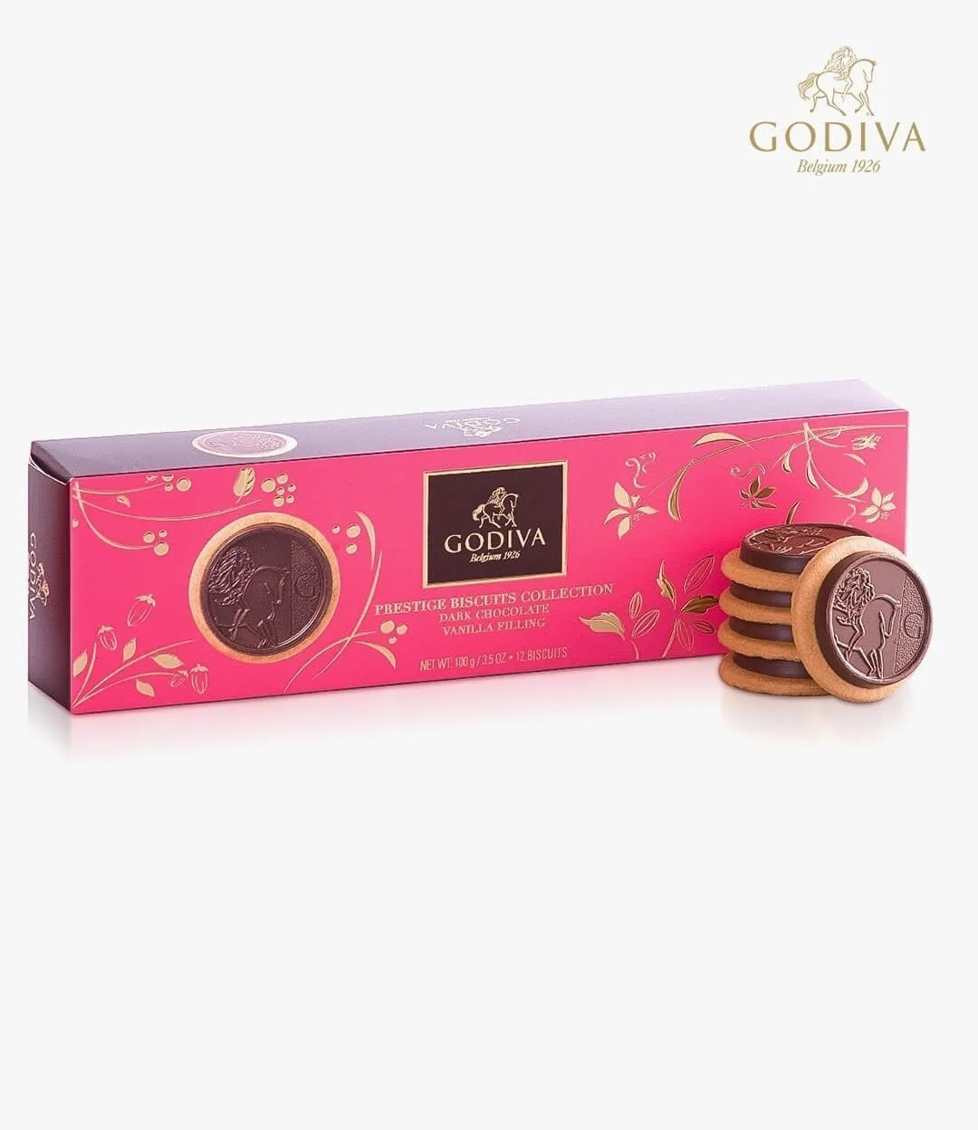 Lady Noir Biscuits by Godiva 12 PCS 