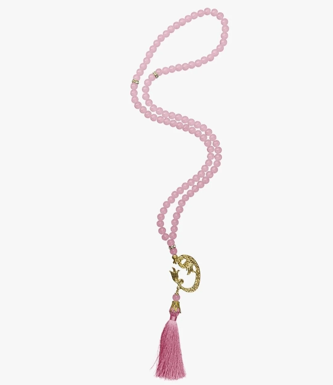W for Wadood Prayer Beads - Love of God  - Pink by Fofinha