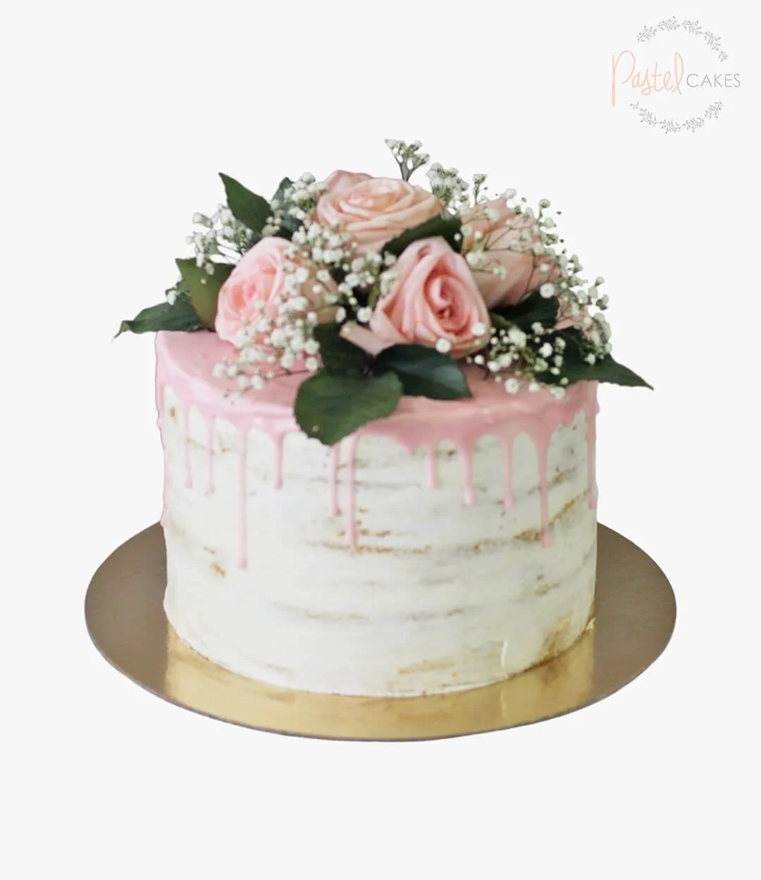 Pink Roses Cake 