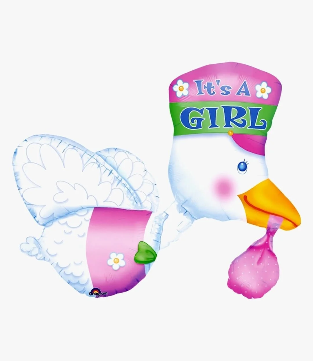 It's a Girl Stork Balloon 