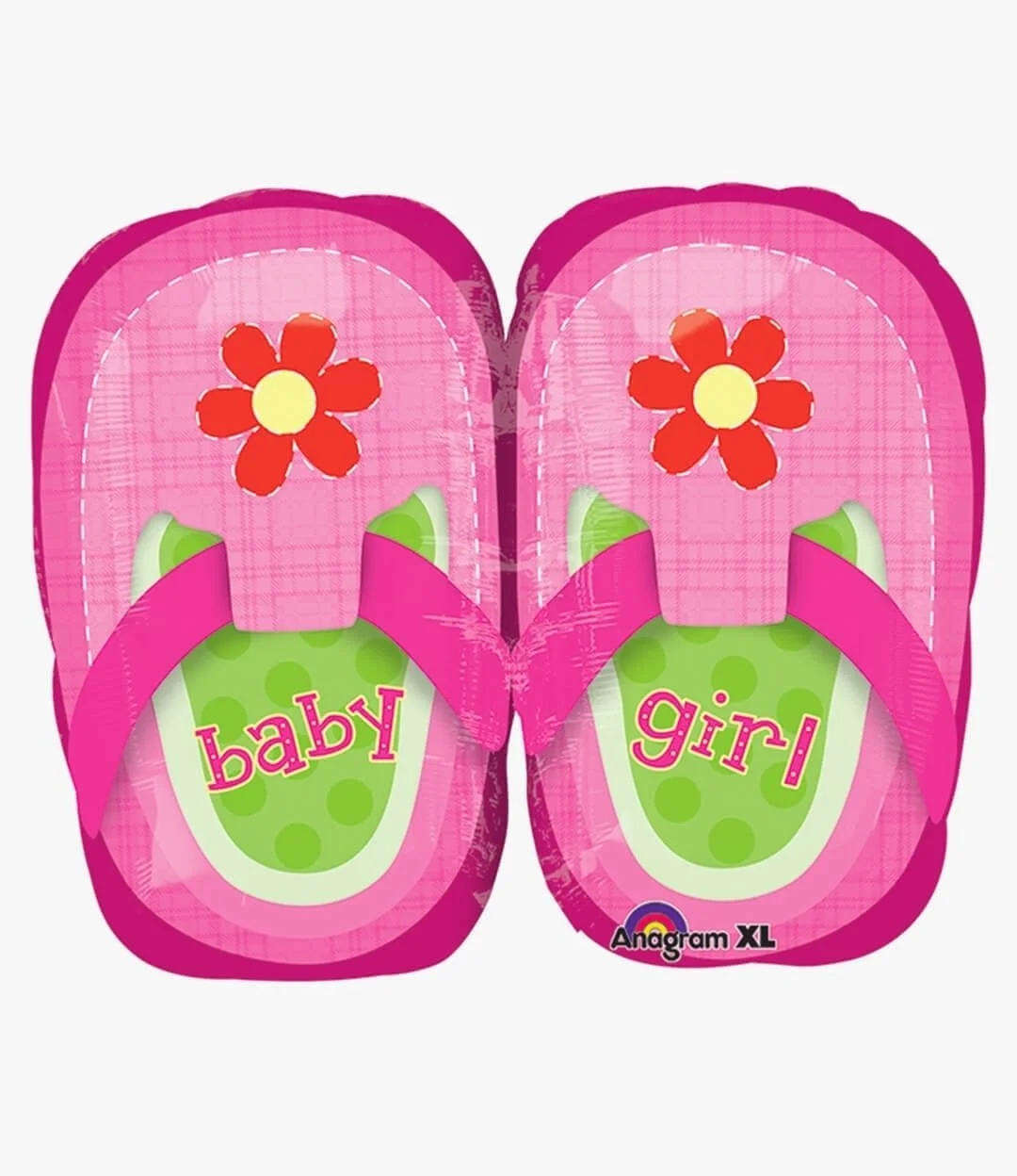Baby Girl Pink Shoes Balloon 