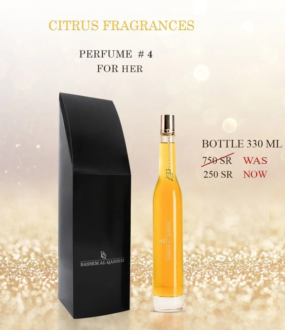 Perfume #4 Citrus Fragrance for Her by Bassem Al Qassem 