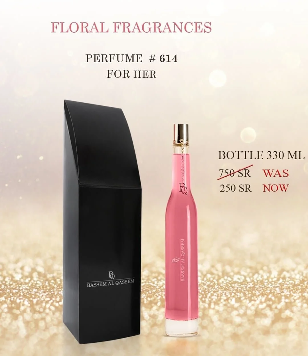 Perfume #614 Floral Fragrance for Her by Bassem Al Qassem 
