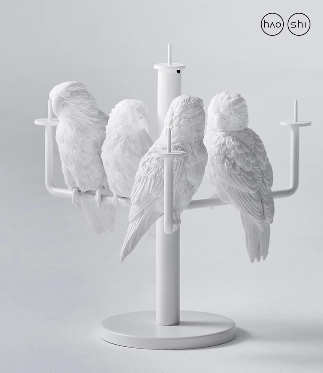 Parrot X CANDLE HOLDER – 4 Parrots by Haoshi 