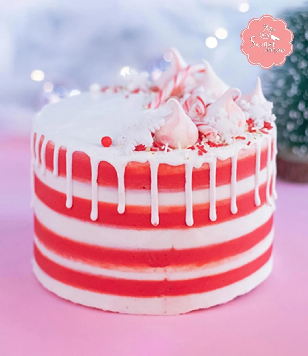 Peppermint Chocolate Candy Land Cake by Sugarmoo 
