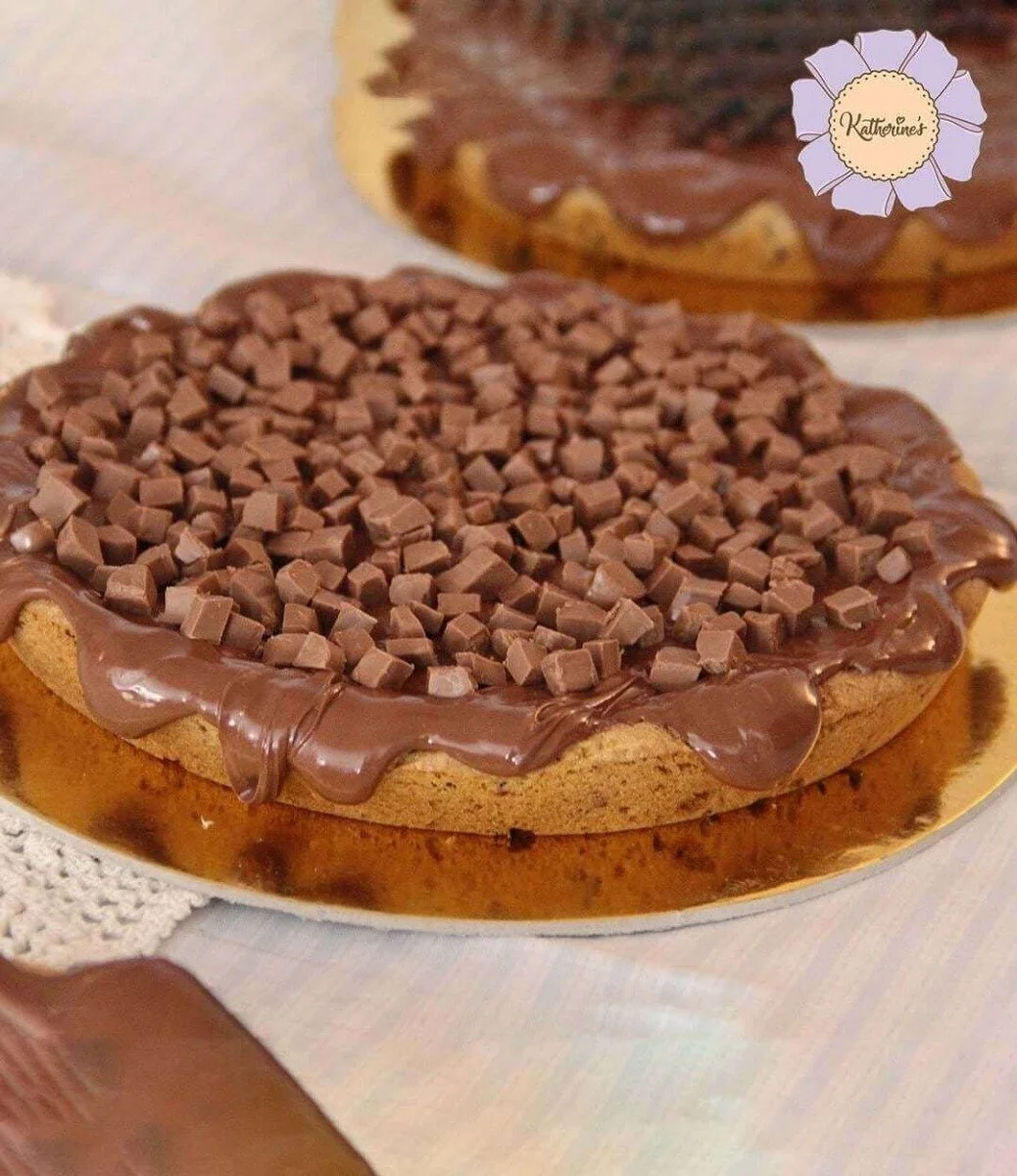 Classic Nutella & Galaxy Chocolate Cookie Cake 