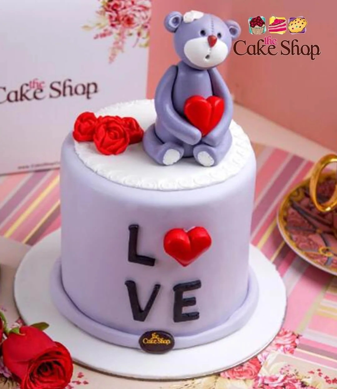  Blue Bear Cake by The Cake Shop 
