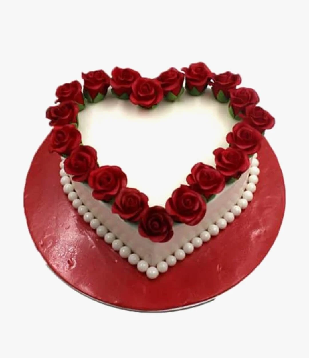 Valentine's Rose Cake 