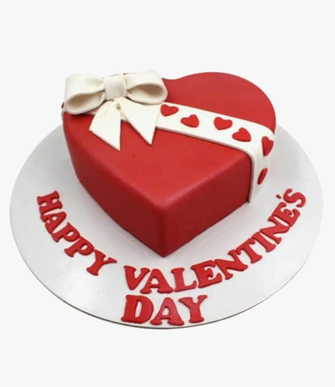 Valentine's Ribbon Cake 