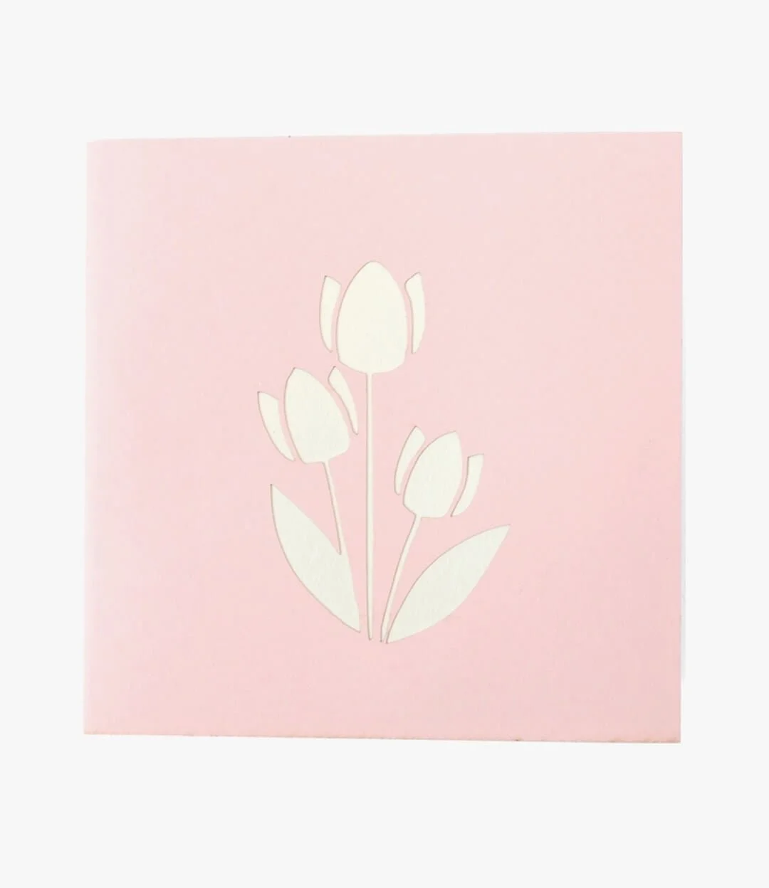 Tulips 3D Pop up Abra Card 