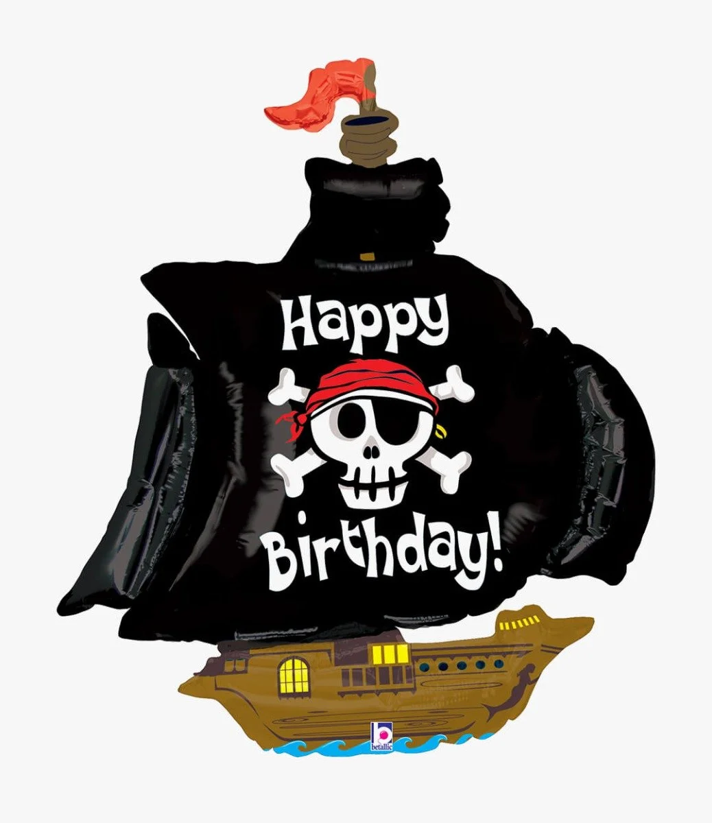 Happy Birthday Pirate Balloon
