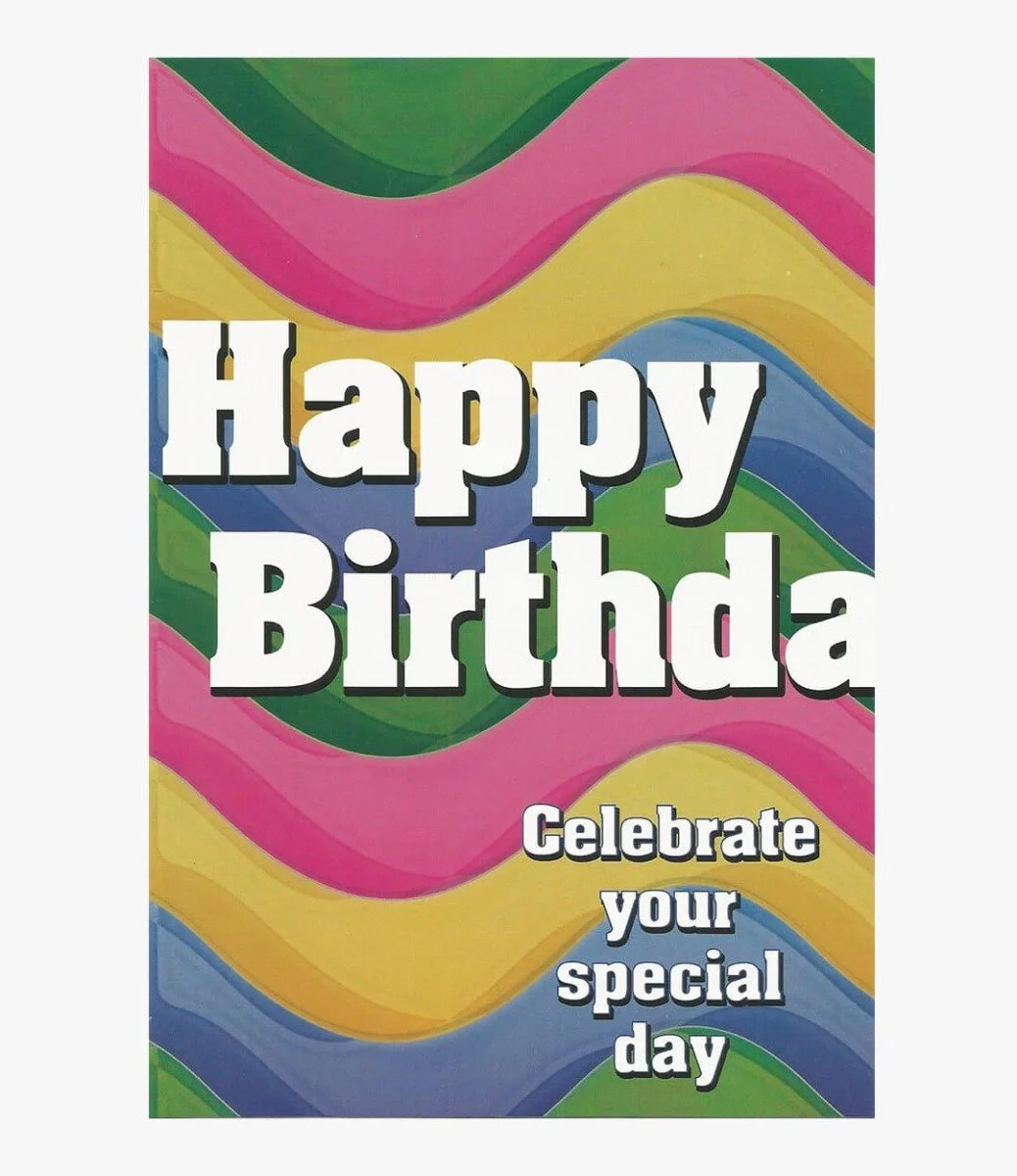 Happy Birthday Colorful Greeting Card
