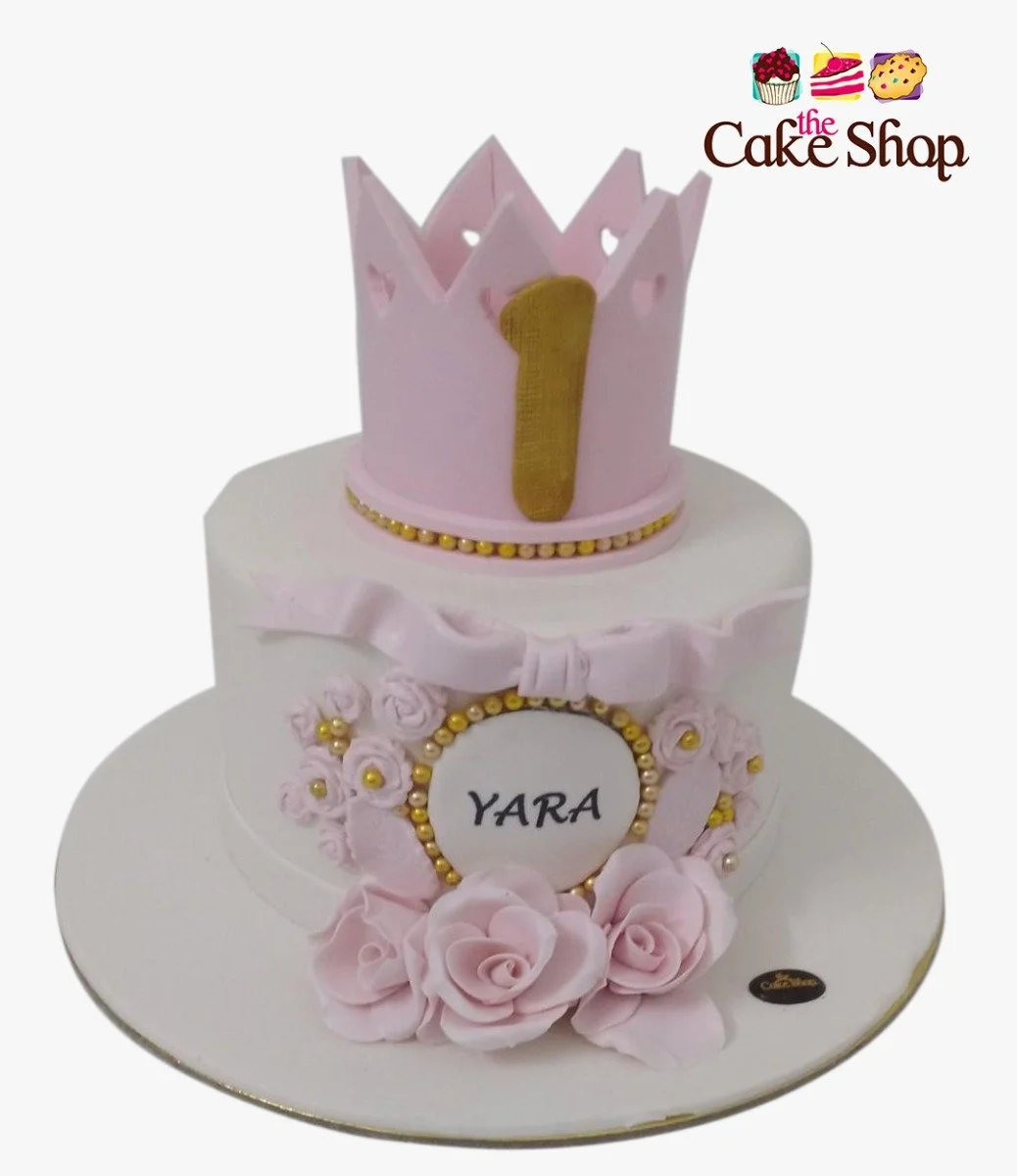 1st Year 3D Birthday Cake