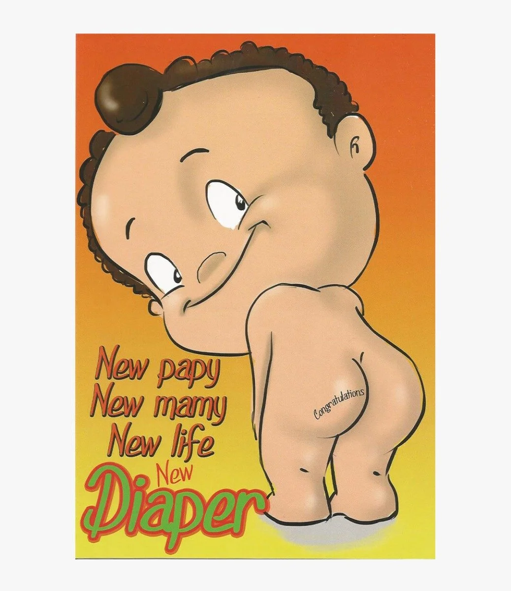 New Diaper Greeting Card