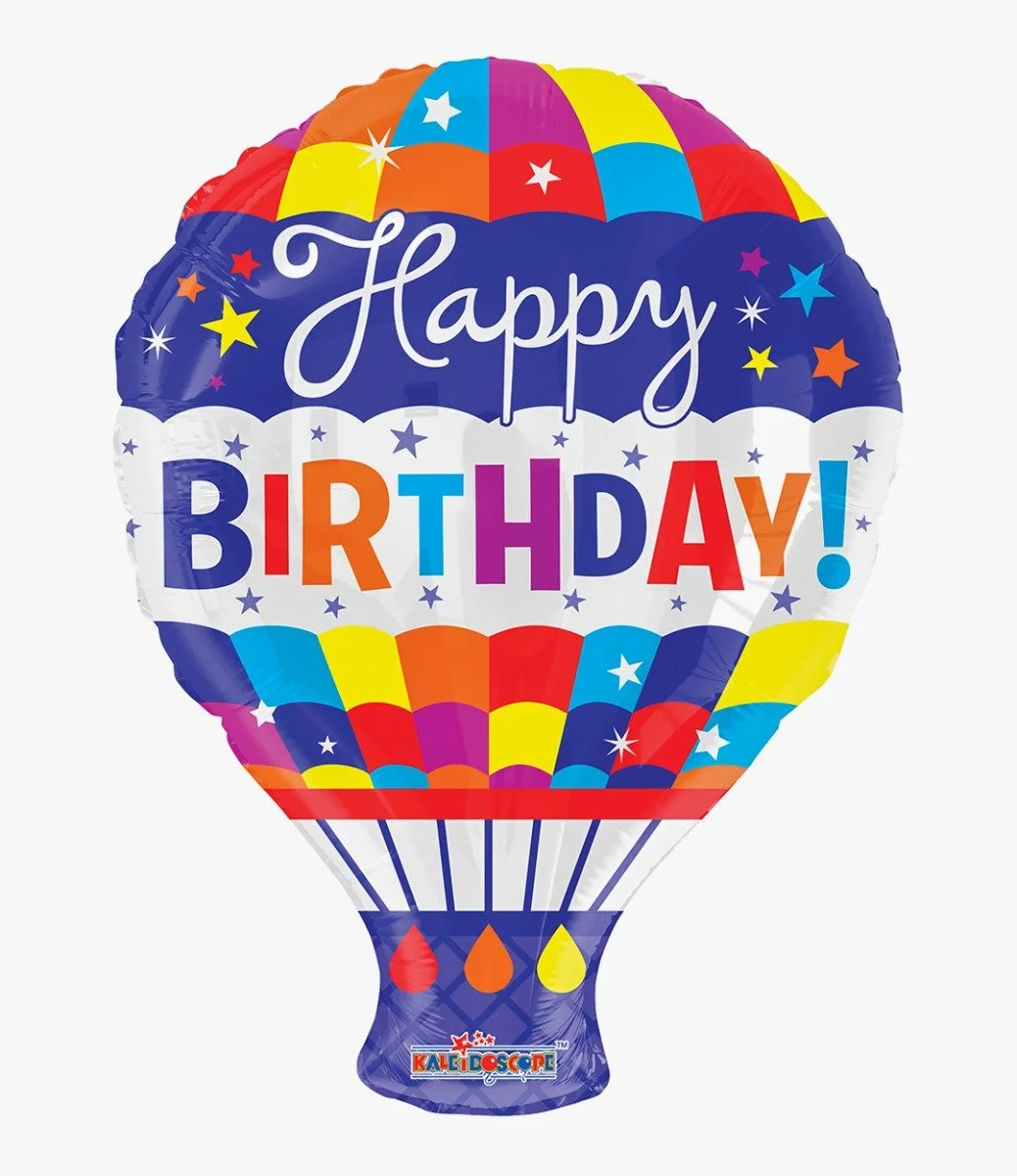 Birthday Hot Air Foil Balloon