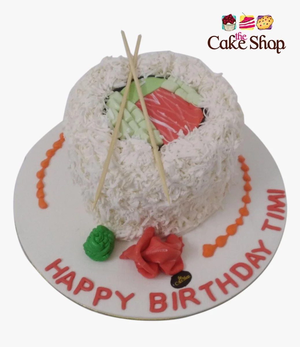 Sushi Lovers 3D Birthday Cake