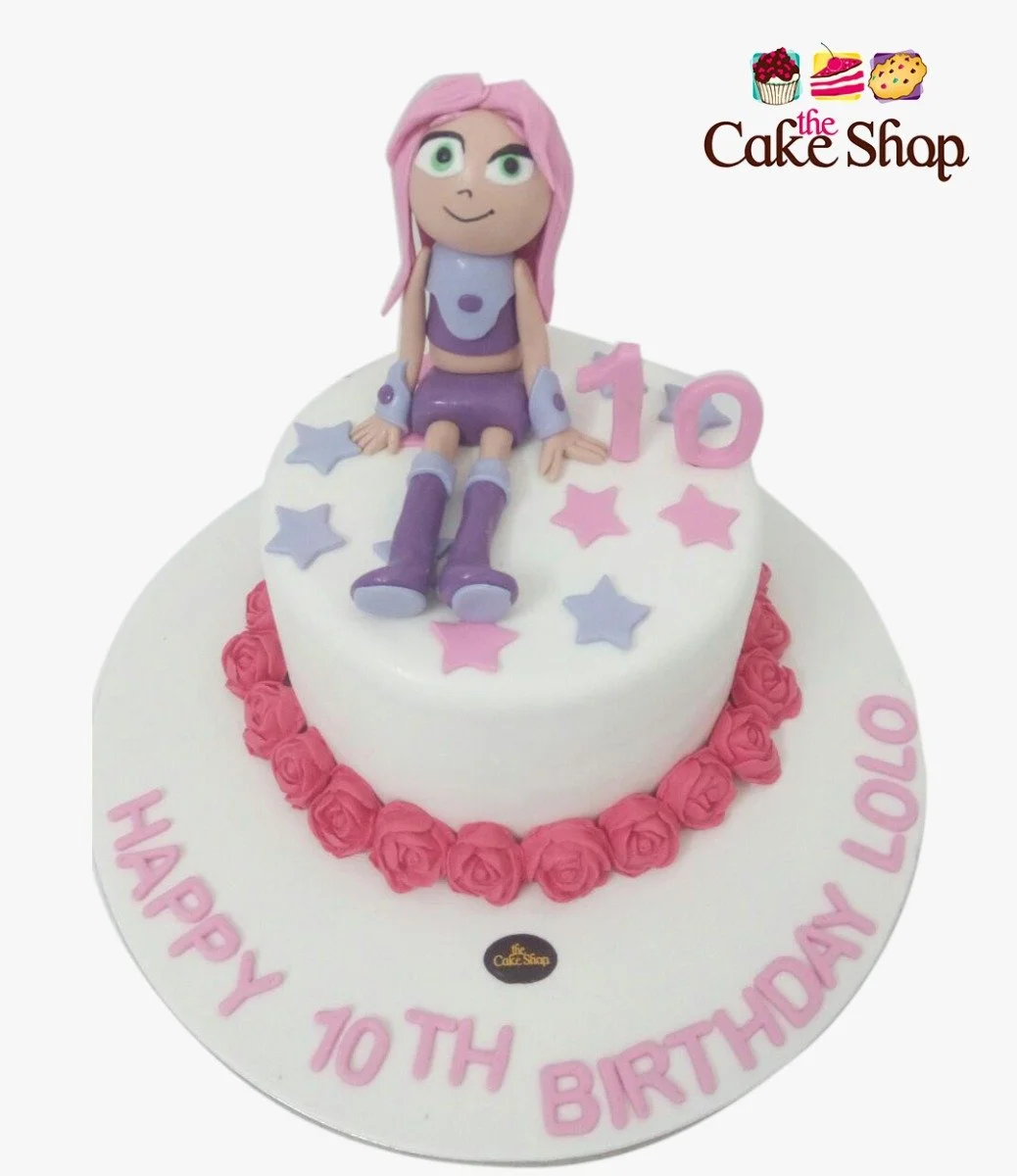 Little Girl 3D Birthday Cake