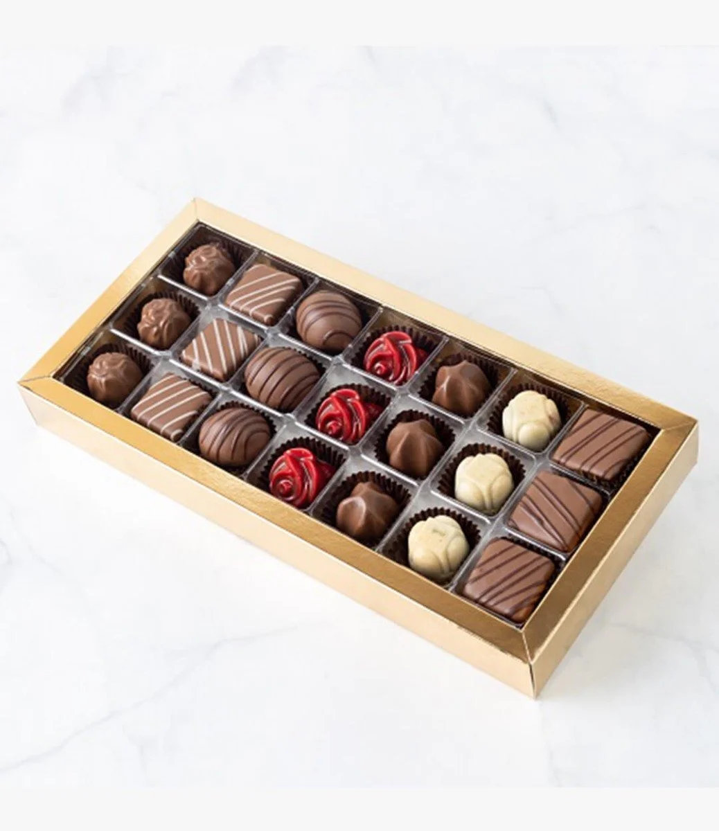 21pc Assorted Chocolate Box By Cake Social
