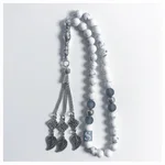 White Homlite Prayer Beads