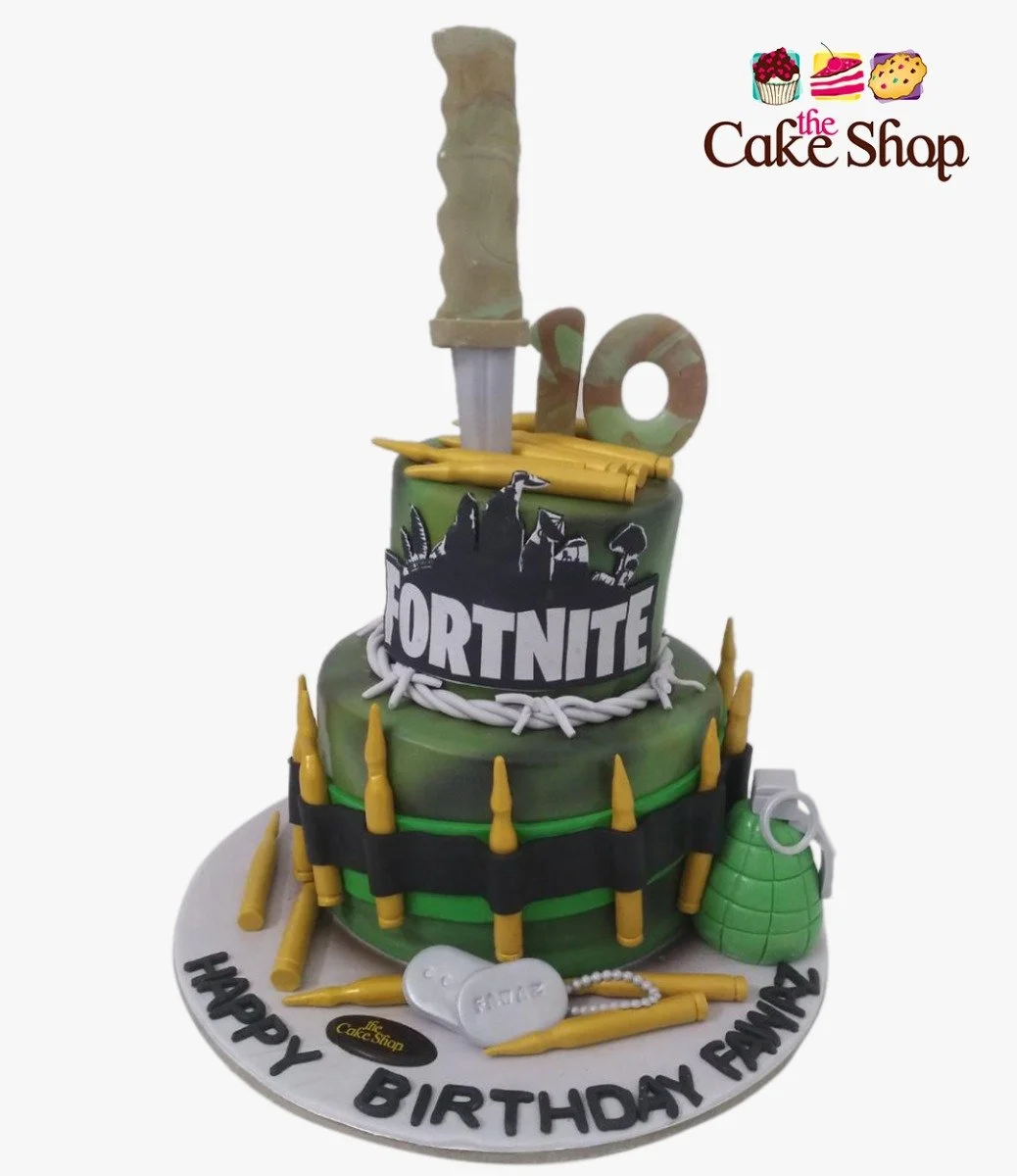 Fortnite 3D Birthday Cake