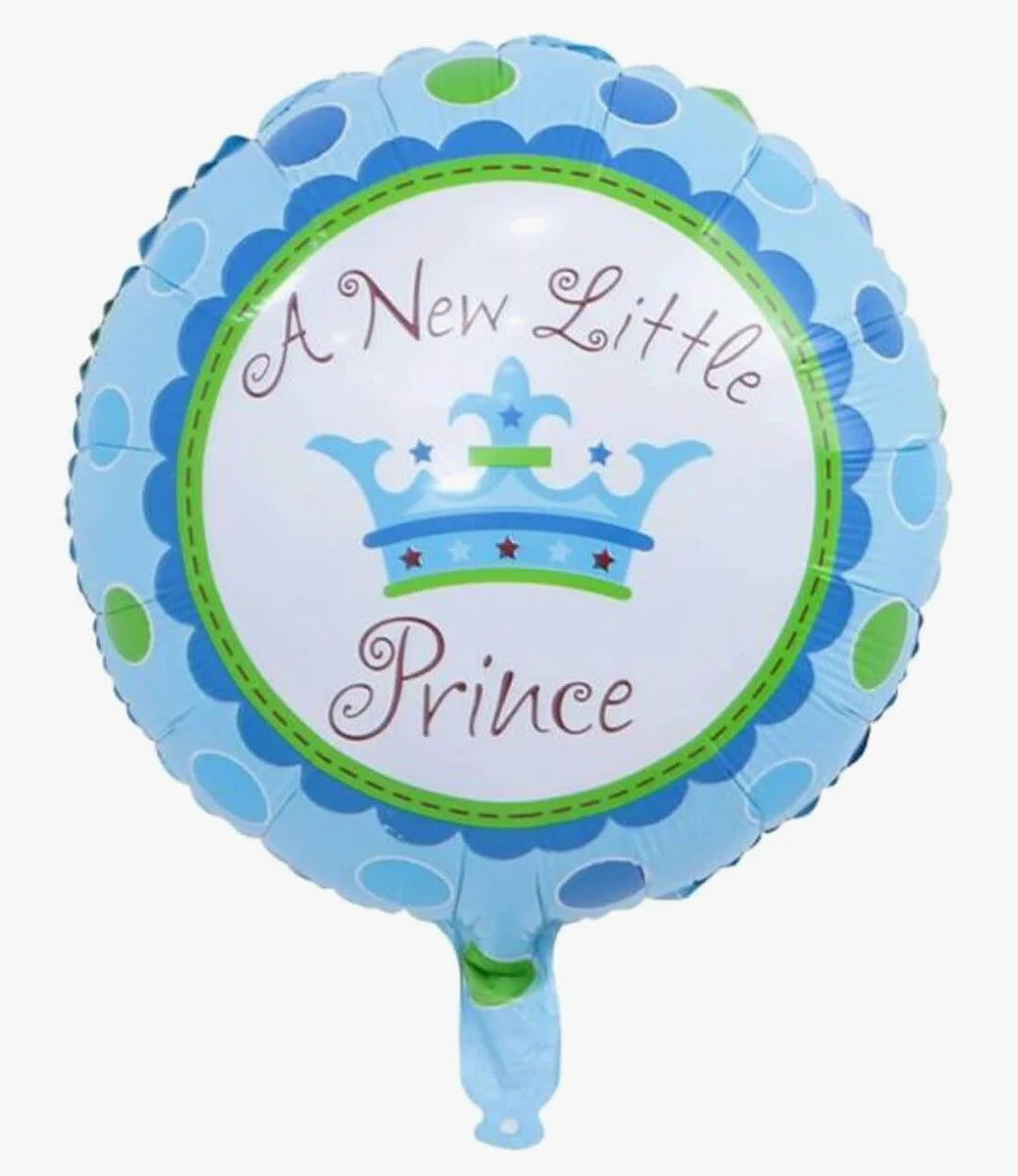 A New Little Prince Blue Helium Balloon