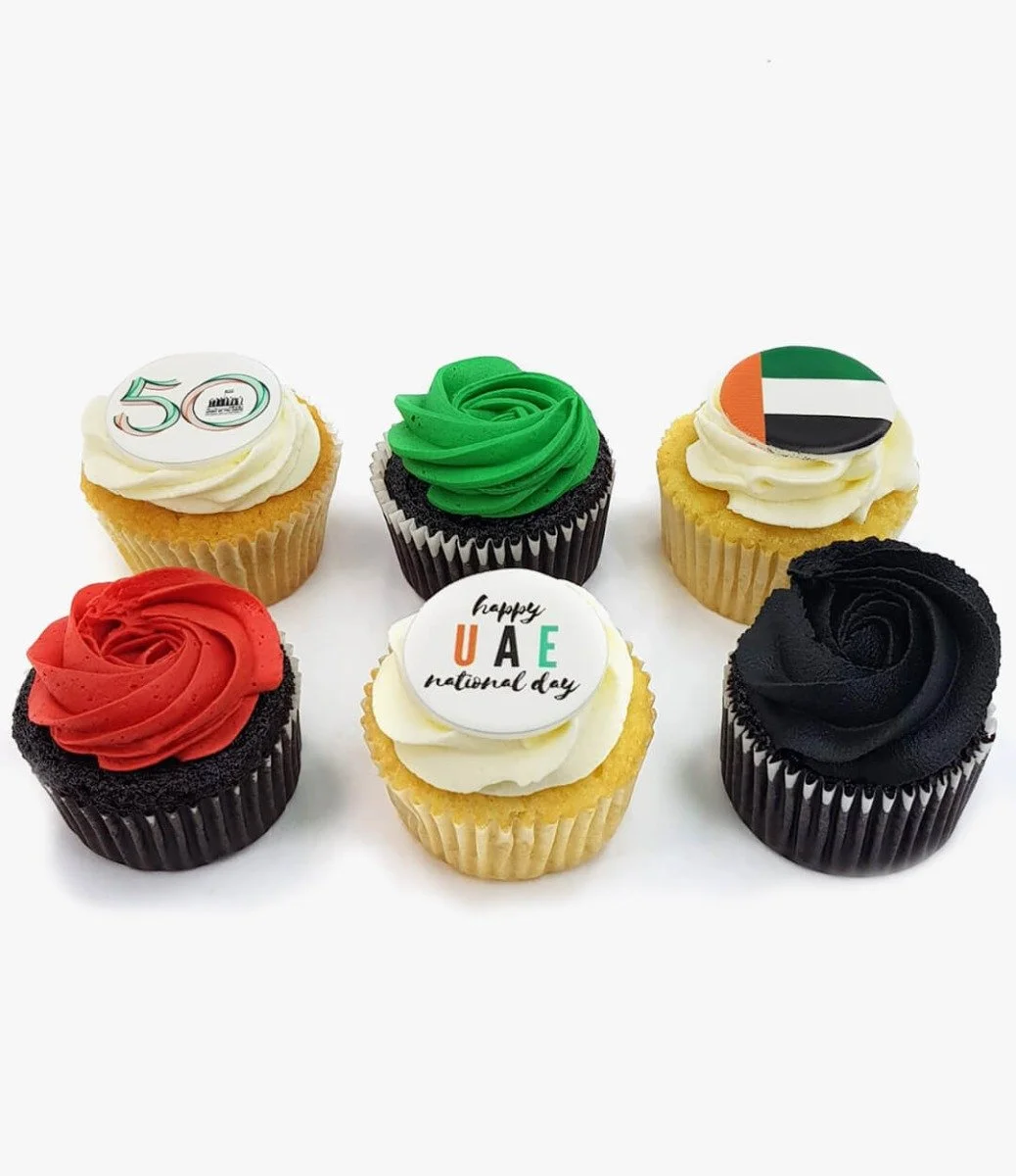 6 pcs National Day Cupcakes By Cake Social 
