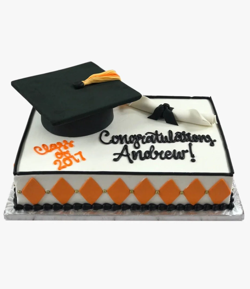 Graduation Celebration Cake by Sugar Sprinkles