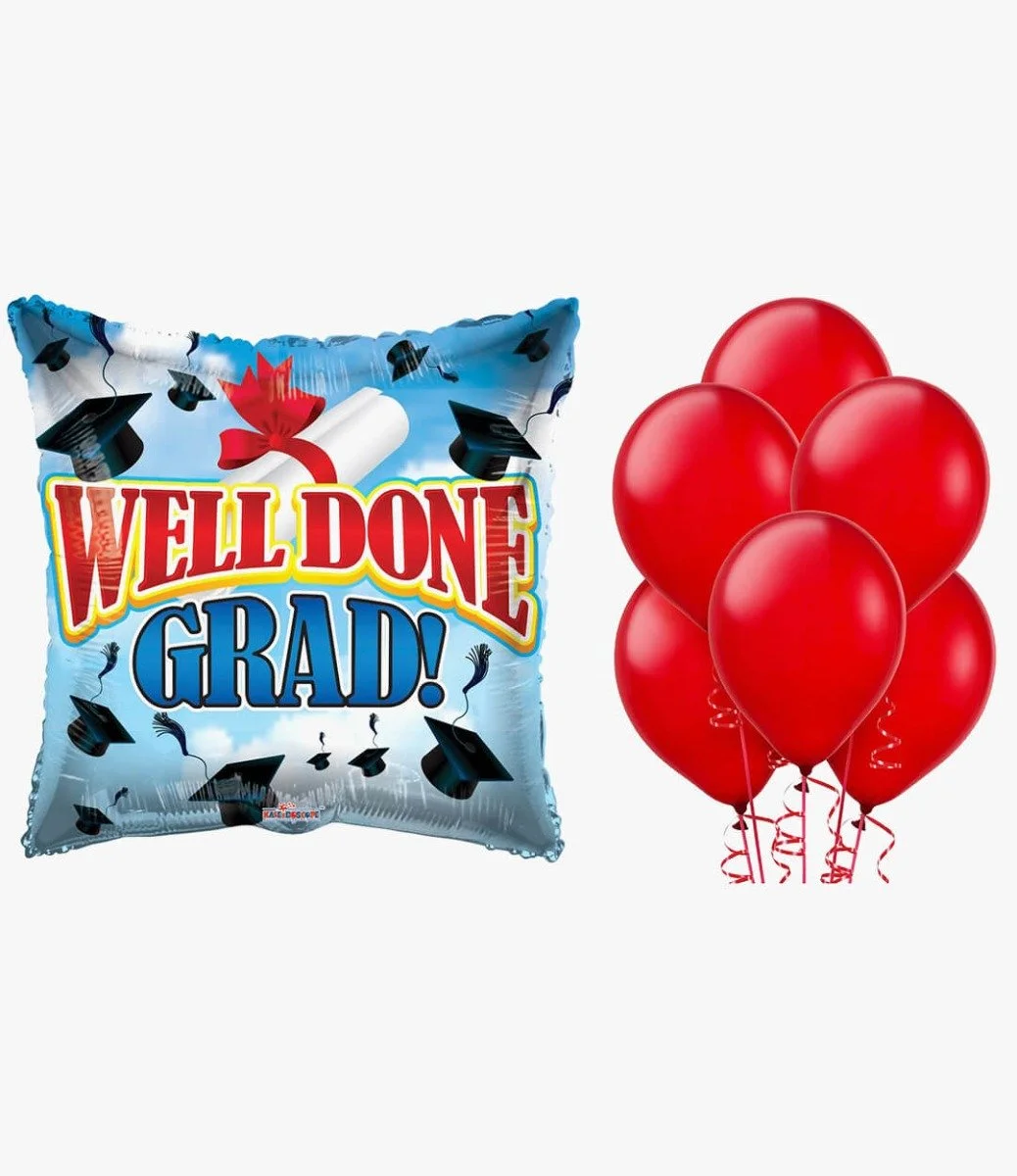 Well Done Grad Balloon Bundle
