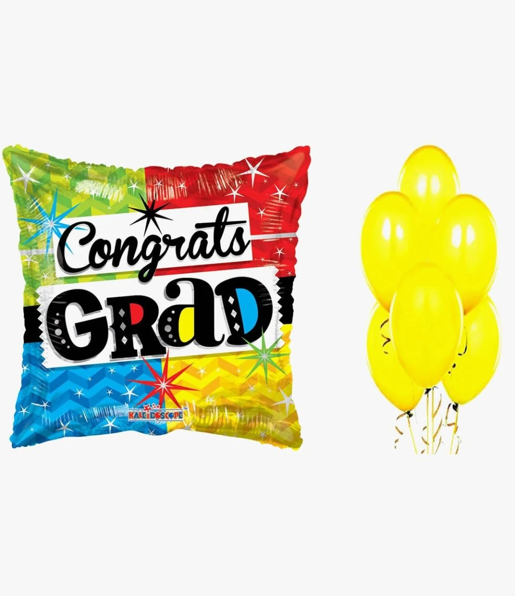 Congrats Grad square Balloon Bundle