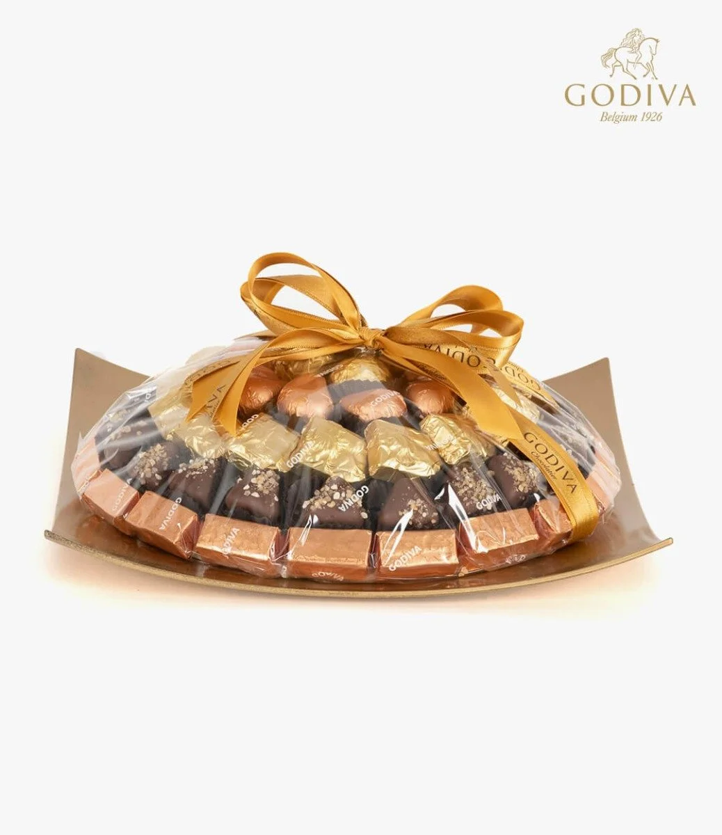 Golden Chocolate Tray by Godiva