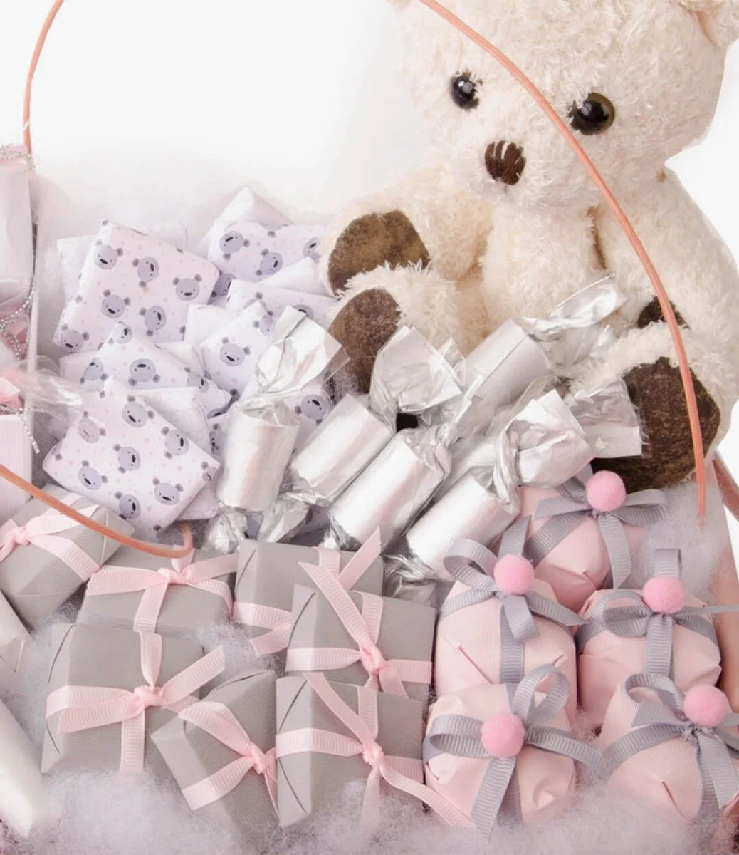 Beary Much Love Baby Girl Gift Set - Medium