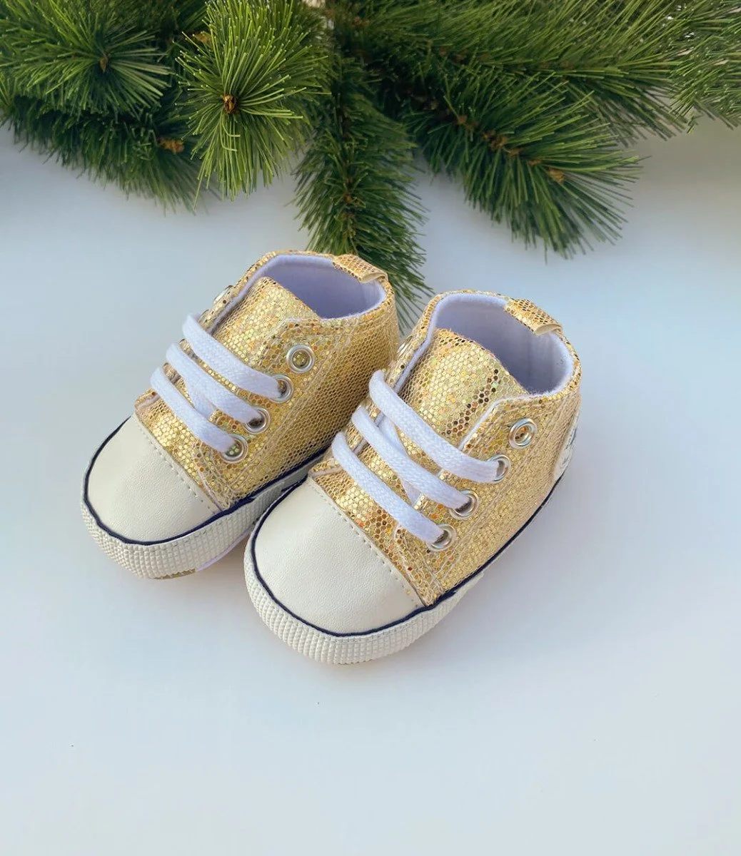 Golden Baby Sneakers By Fofinha