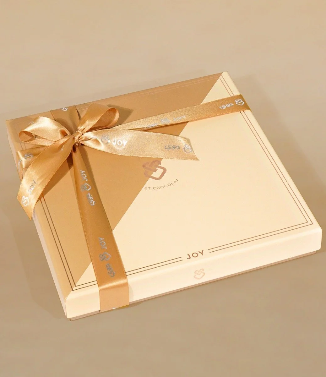 Super Delux Chocolate In Cream Beige Box By Joy Chocolate