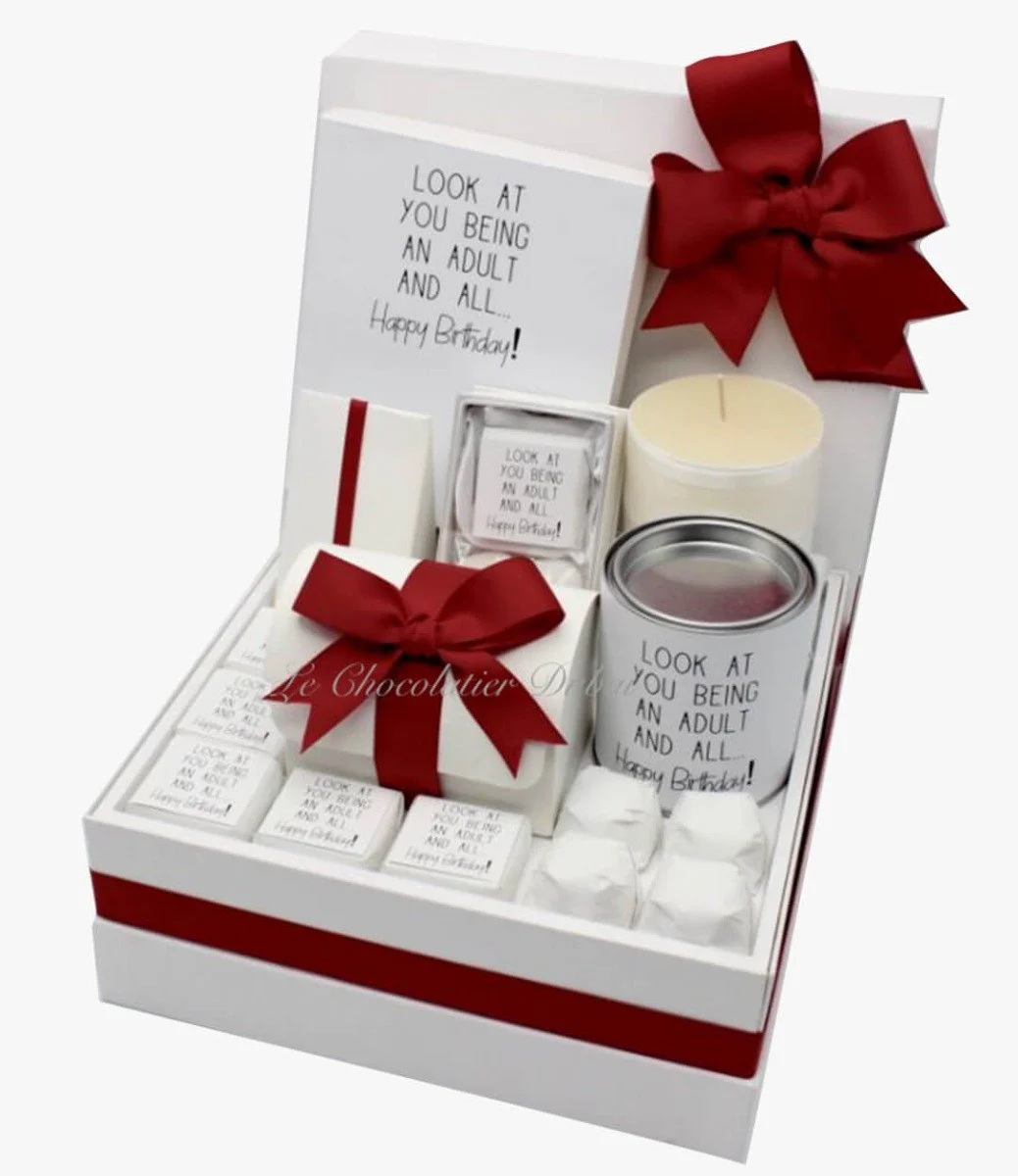 Luxury Look At You Chocolate &   Sweets Hamper By Le Chocolatier