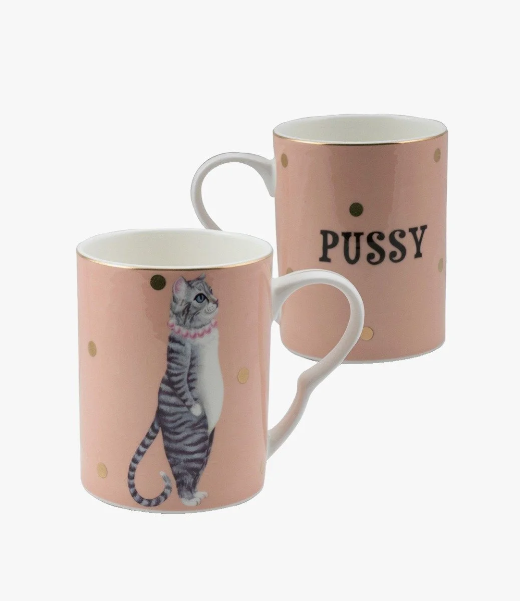 Mug Pussy Cat by Yvonne Ellen