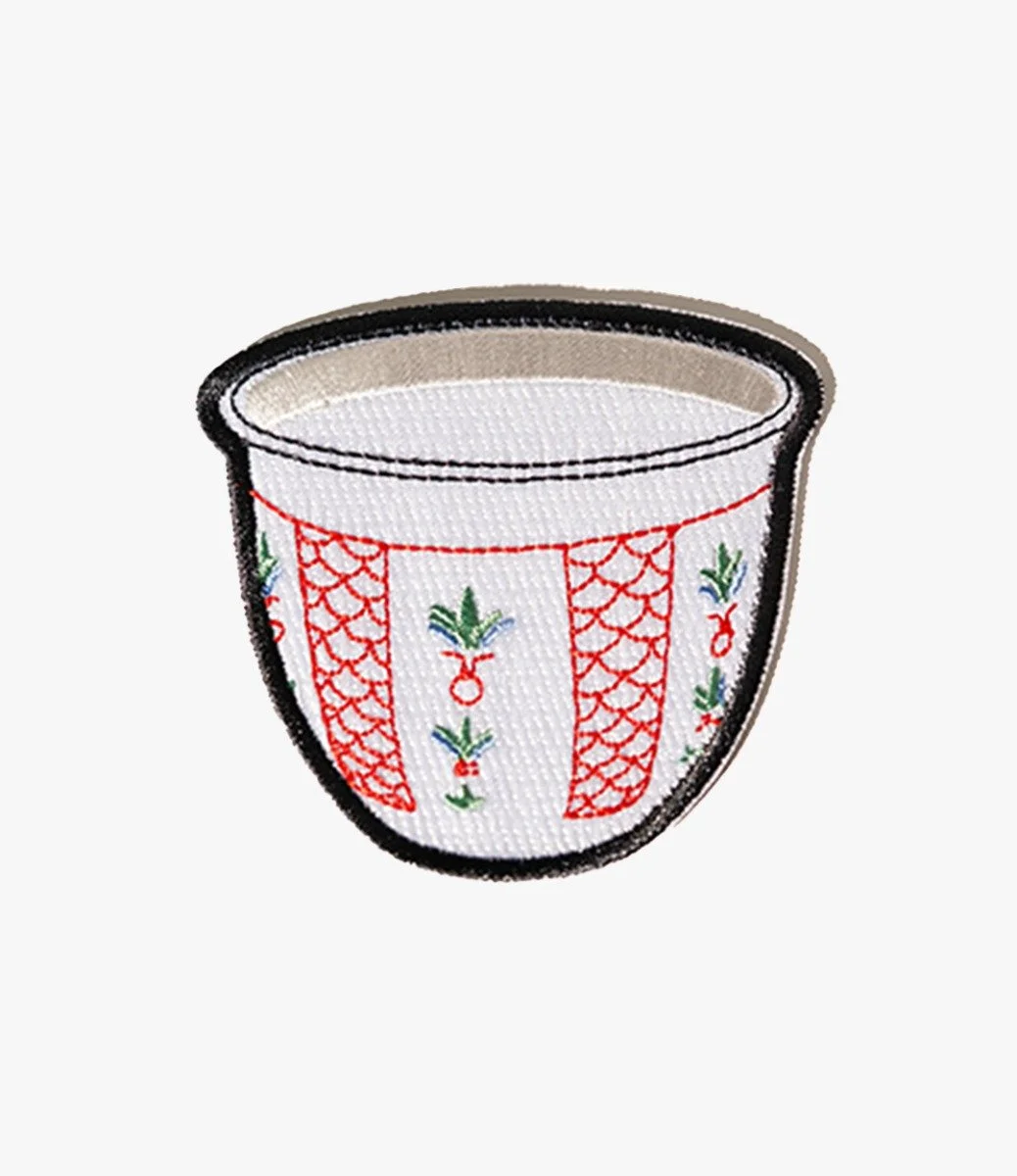 Coffee Cup Embroidered Patche