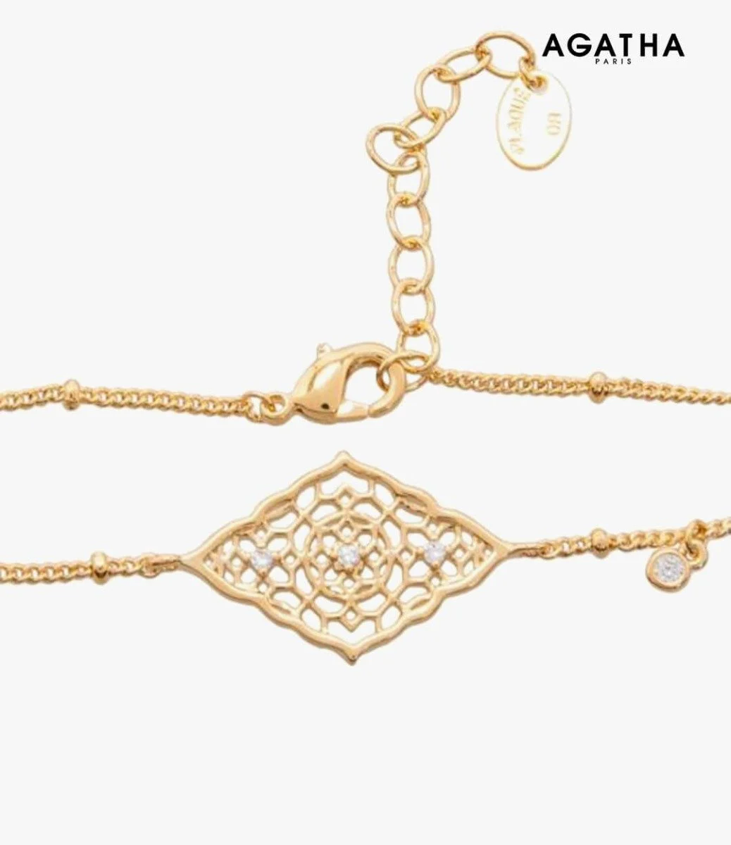 Arabesk Diamond Shape Bracelet by Agatha