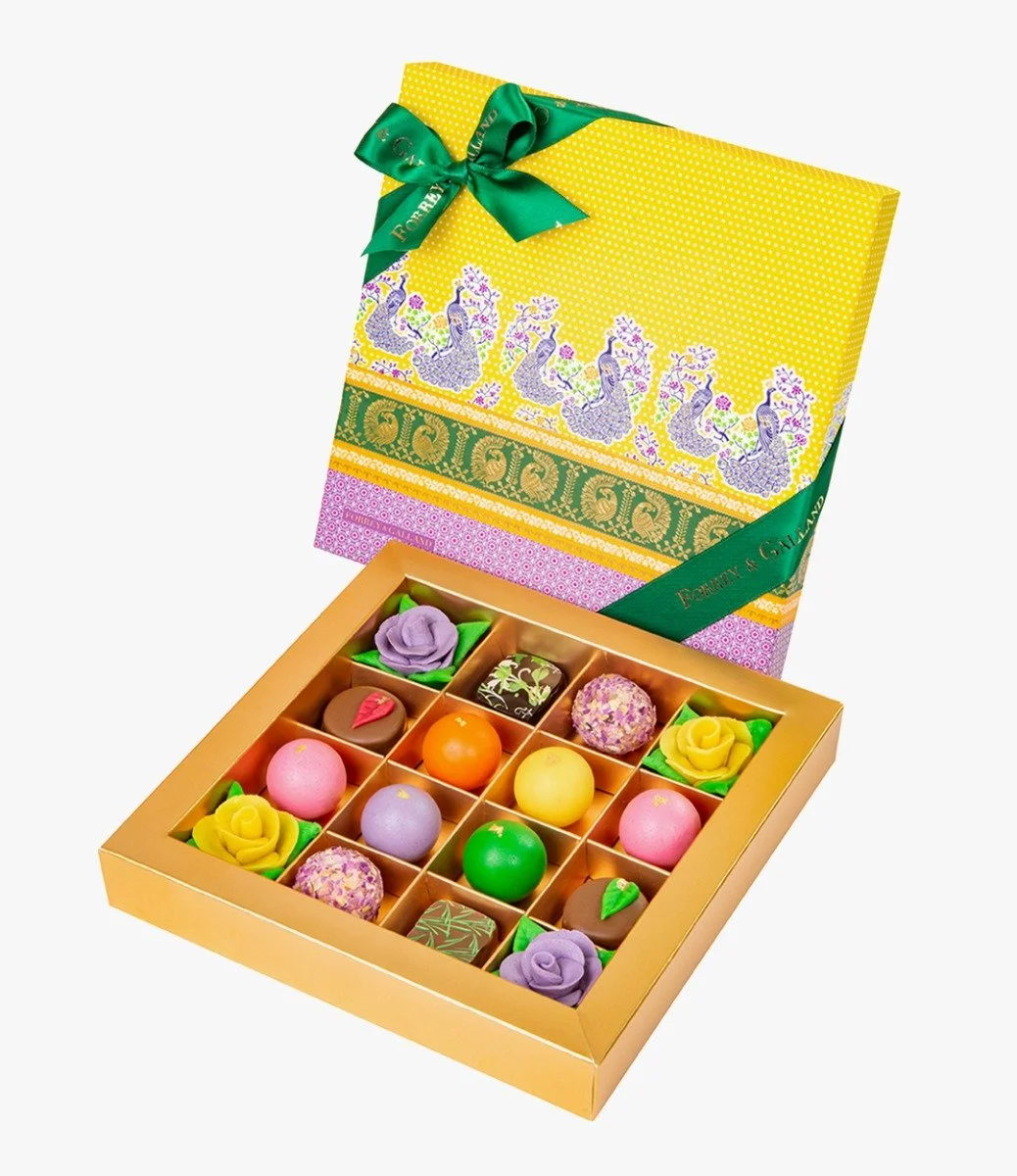 Assorted Diwali Chocolates Box - 16 pcs by Forrey & Galland