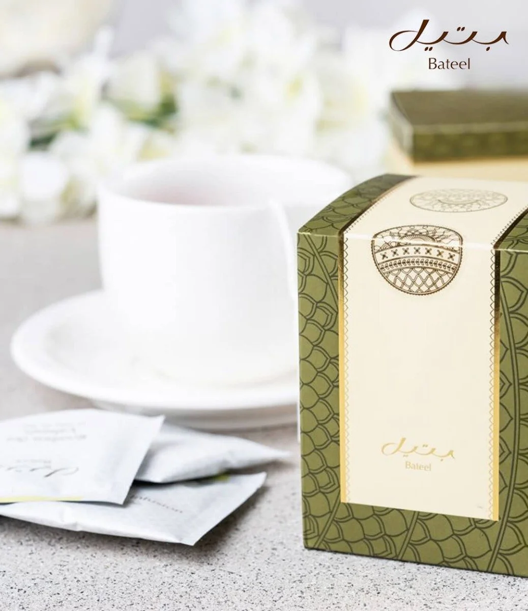 صندوق هدايا من الشاي الأخضر المتنوع