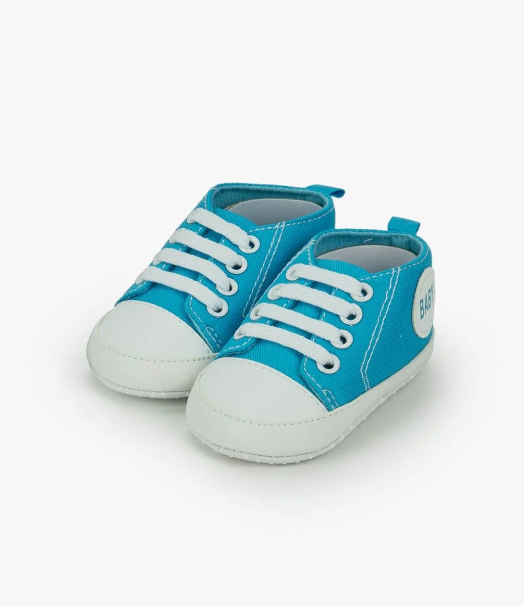 Baby Blue Baby Sneakers by Fofinhamini By Fofinha