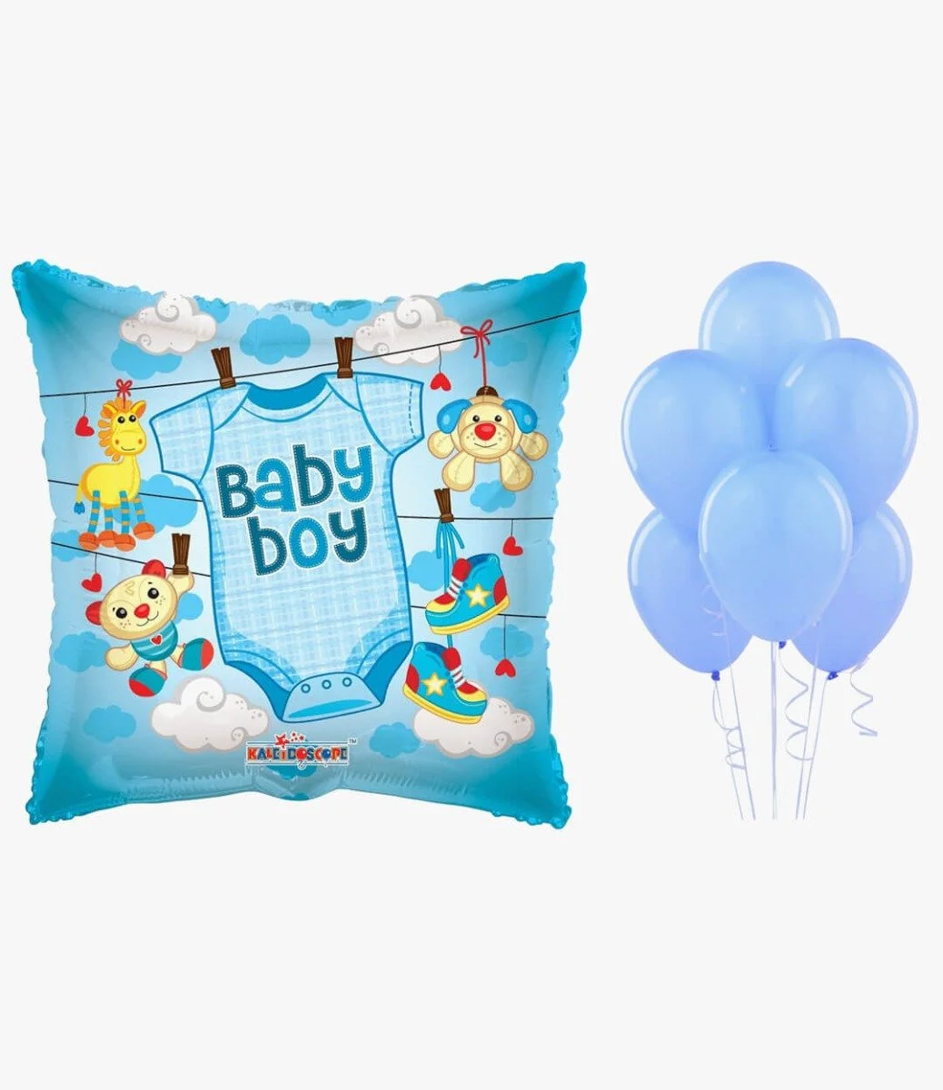 Baby Boy Shirt Balloon Bundle
