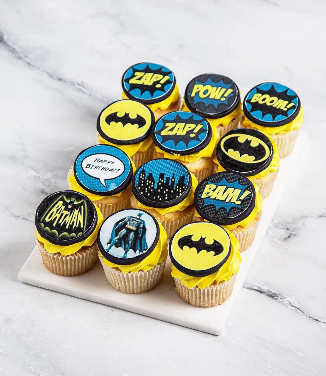 Batman Cupcakes By Sugar Daddy's Bakery 