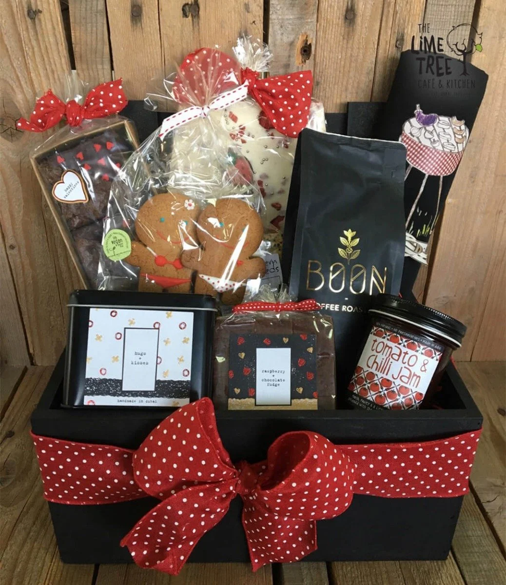 Be My Gourmet Valentine Hamper by Lime Tree Cafe