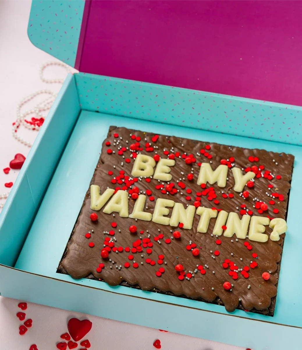 Be My Valentine?' Slab by Oh Fudge