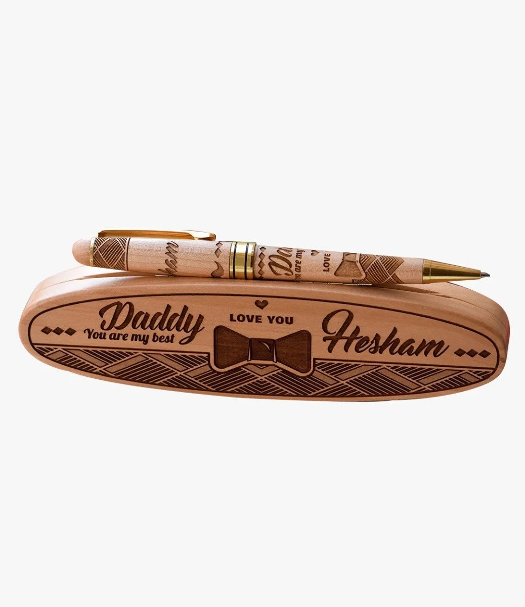 Best Dad Ever Personalized Pen & Case by Laser Gallery